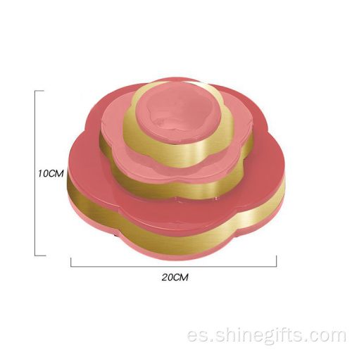 Juego de maquillaje de forma de la flor